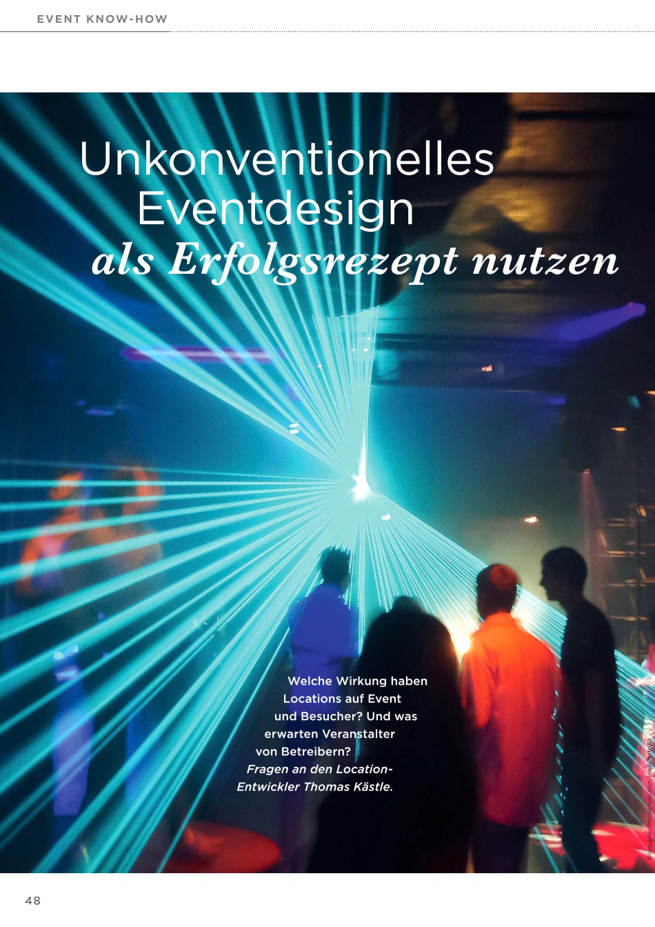 Unkonventionelles Eventdesign Erfolgsrezept