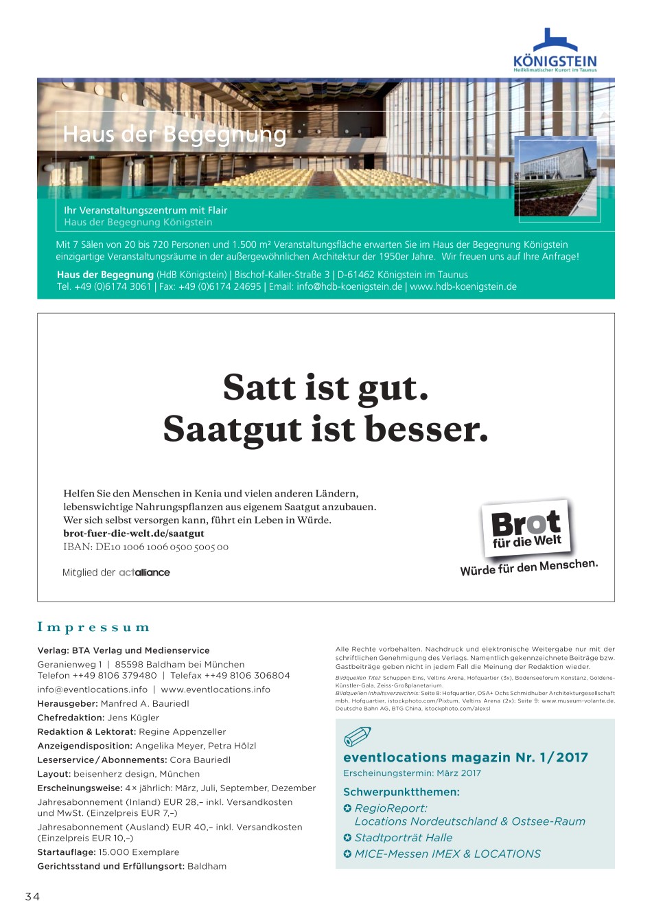 Impressum Vorschau nächste Ausgabe