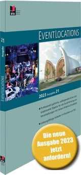 Auflage 21 Handbuch EVENTLOCATIONS 2023 – jetzt kostenfrei bestellen!