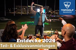 Oberhausen: Topgolf Oberhausen Teil- oder Exklusivanmietung für Ihr Firmenevent!