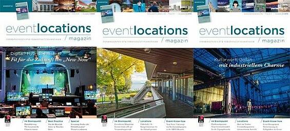 Die nächste Ausgabe Magazin EVENTLOCATIONS erscheint im November