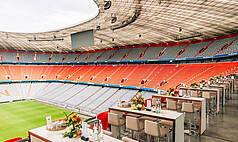 München: Allianz Arena - Ebene 4 - Businessclub Terrasse