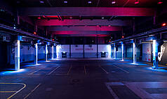 Bremen: ENERGIELEITZENTRALE - BLG-FORUM & GENERATORENHALLE - LED-Multicolor-Ambiente Lights